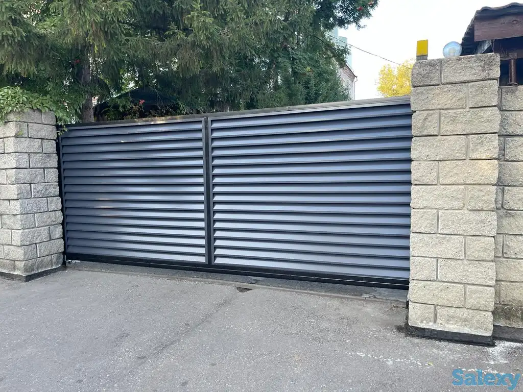 Жалюзийные ворота, калитки, заборы, фотография 2