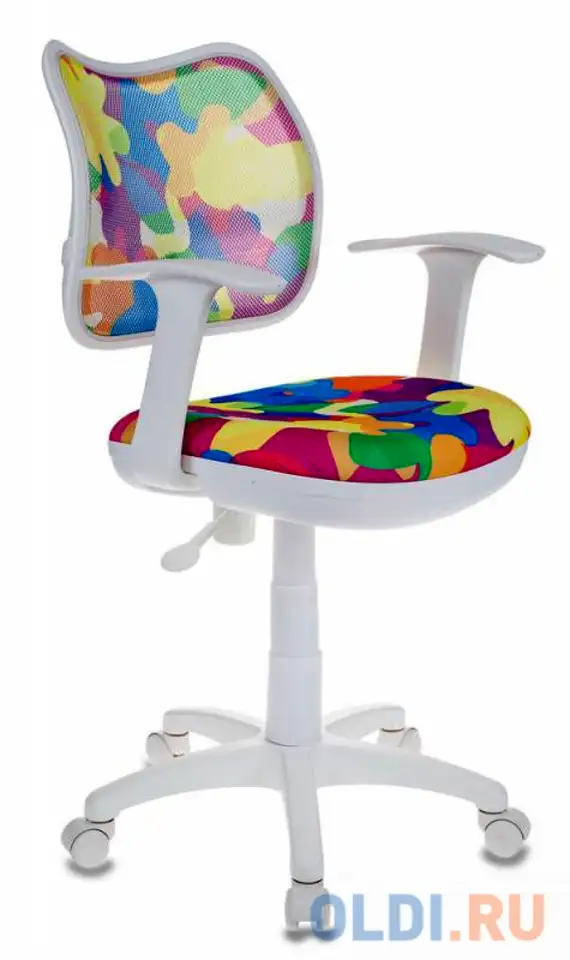 Кресло детское бюрократ ch-w797/abstract абстракция, фотография 1