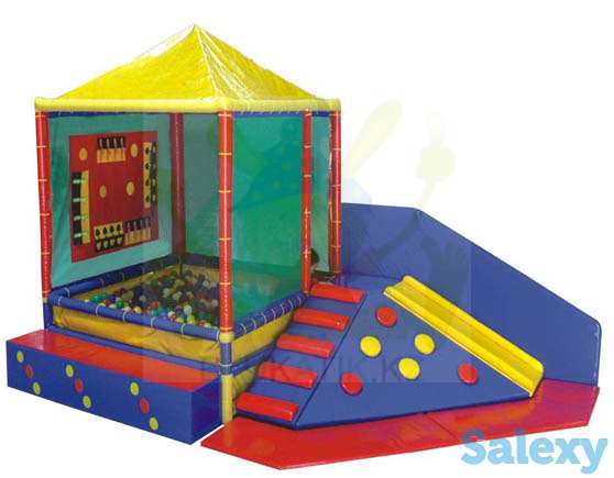 Игровая площадка 8120A не до комплект 1 стенки Размеры 4.8*2.4*2.4m, фотография 1