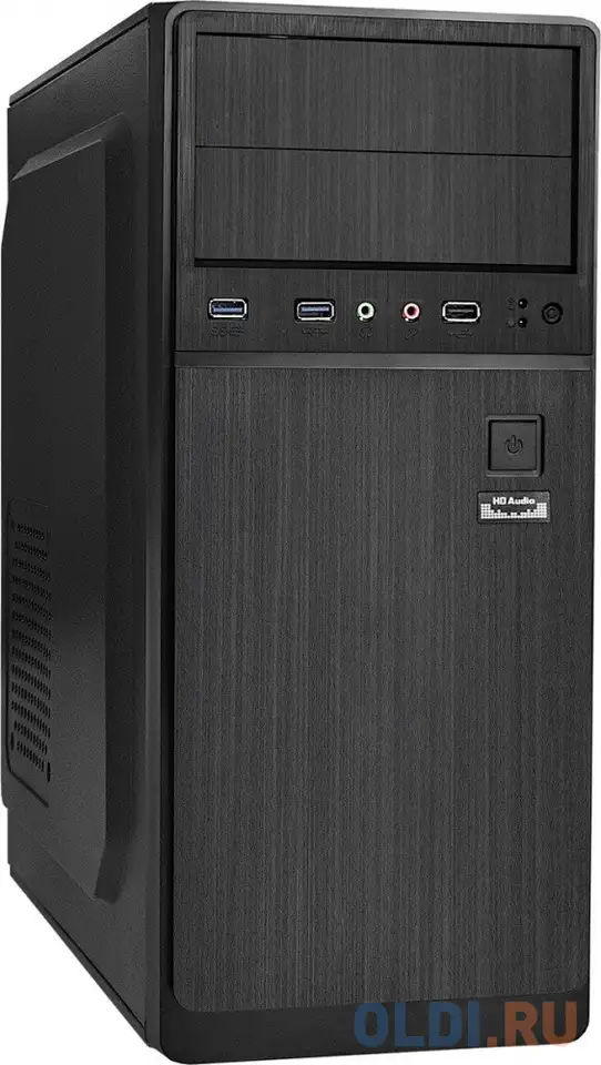Корпус atx exegate ex287140rus без бп чёрный, фотография 1