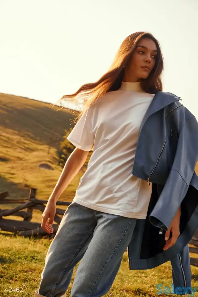 Базовая белая футболка, фотография 1