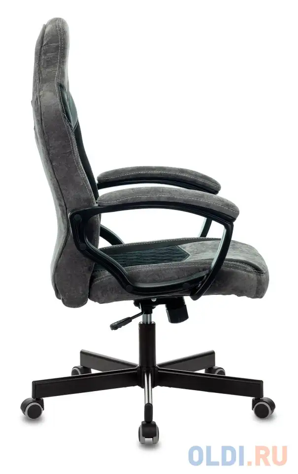 Кресло для геймеров бюрократ viking 6 knight b fabric чёрный серый, фотография 1