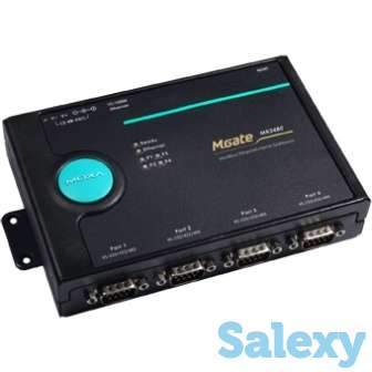 Преобразователь МОХА MGATE MB3480 4 порта RS232/485, 1 LAN. 1 шт., фотография 1