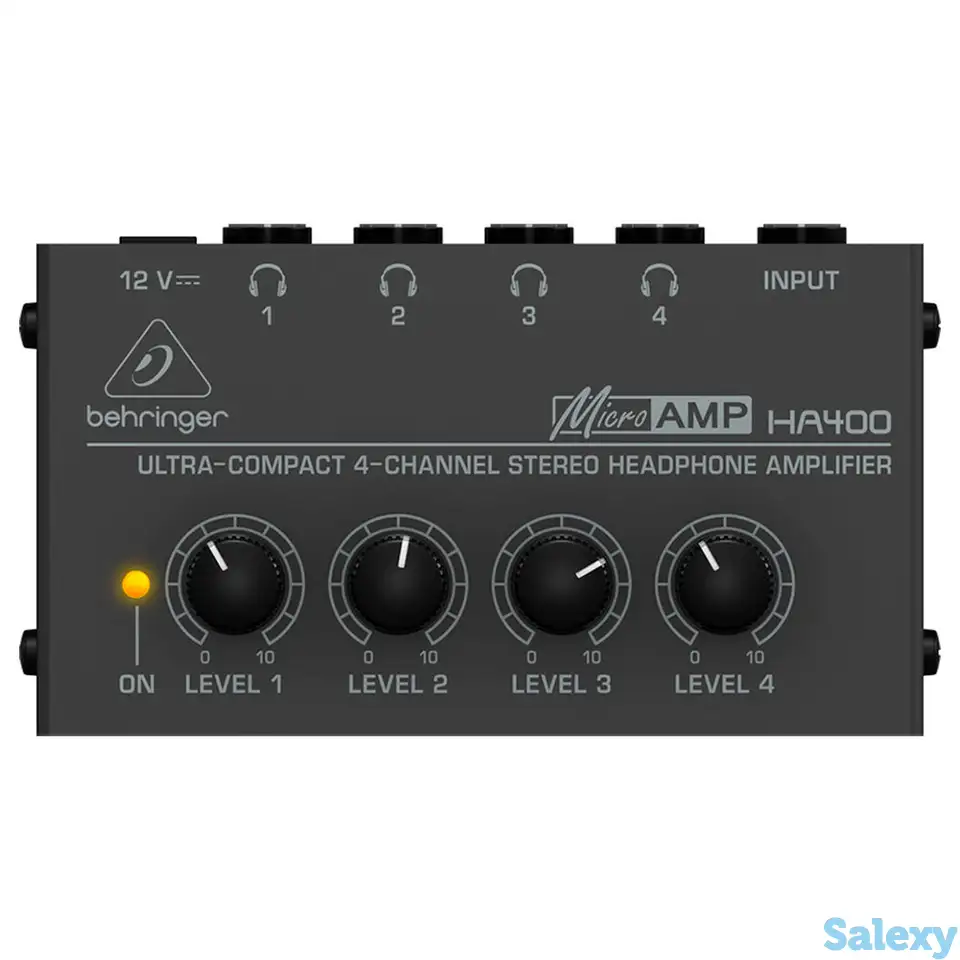 Cтерео усилитель для наушников behringer ha400, фотография 1