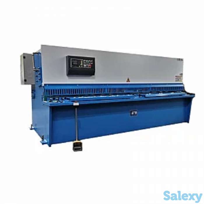 Гидравлическая гильотинная режущая машина для листового металла с ЧПУ модель СJB6000, фотография 1