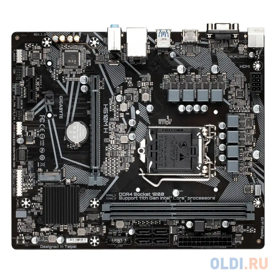 Материнская плата gigabyte h510m h, фотография 1