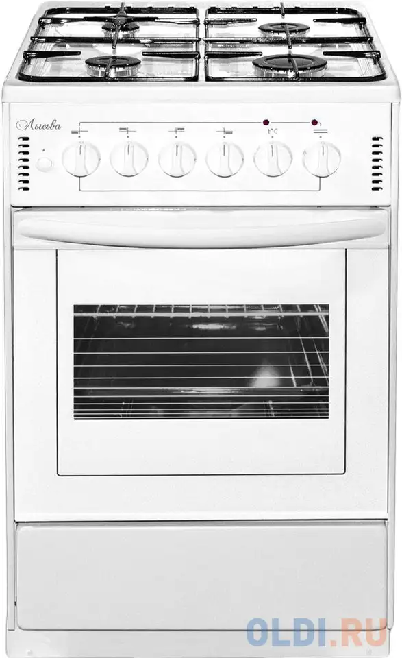 Комбинированная плита лысьва эг 401-2у белый, фотография 1
