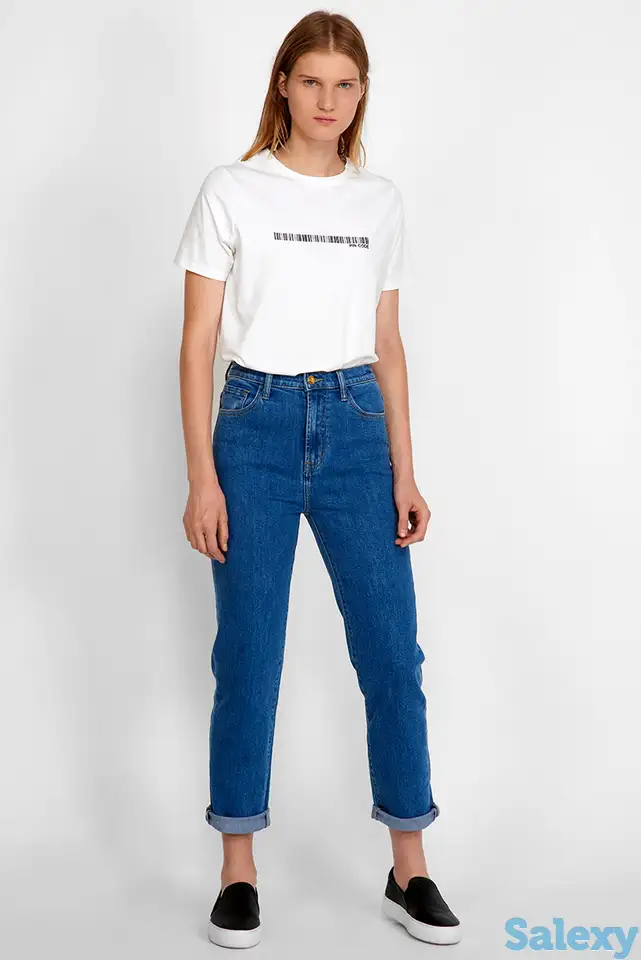 Джинсы  прямые с высокой посадкой vassa&co, фотография 1