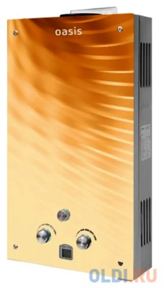 Водонагреватель gas 10l/min glass 20 bg (n) oasis, фотография 1