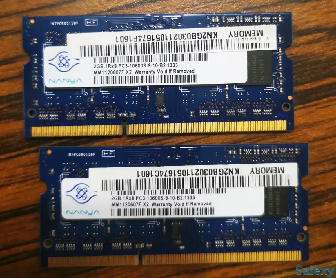 ОЗУ DIMM DDRдля ноутбука, фотография 1