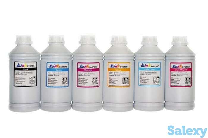 Комплект экосольвентных чернил inksystem 1000 мл (6 цветов), фотография 1