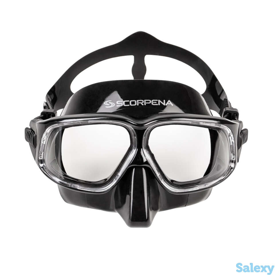 Маска scorpena apnea f1 чёрная, фотография 1