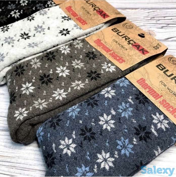 Носки женские (махровые, термо) Турция и Корея, фотография 1