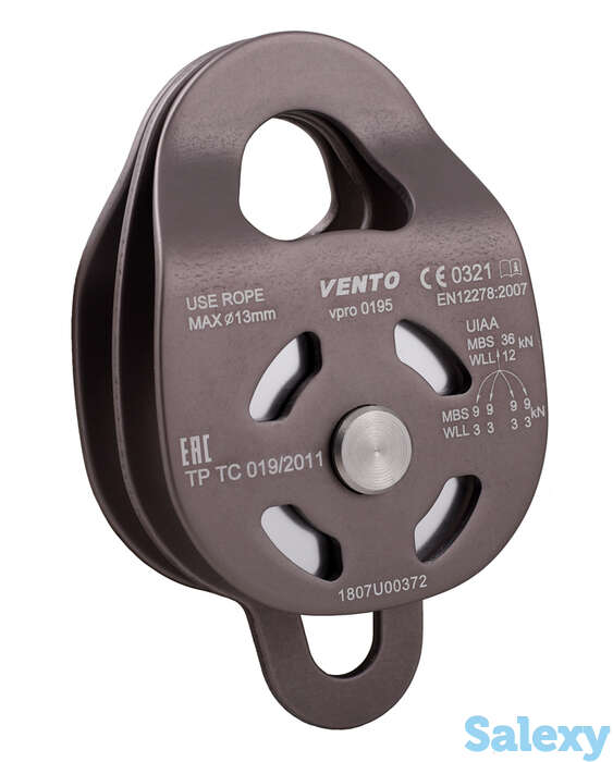 Блок-Ролик Венто Twin 36 Двойной С Подшипником Дюраль, фотография 1