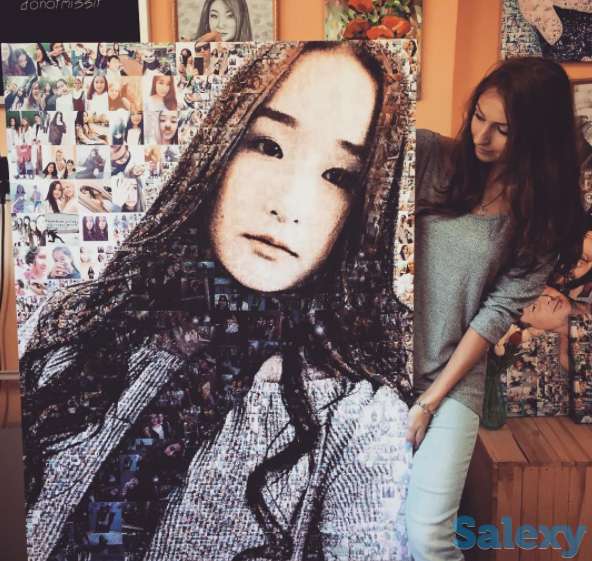 Портрет из фотографий, фотоколлаж, фотография 4