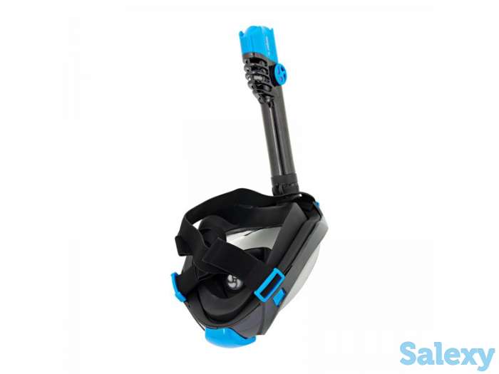 Маска подводная полнолицевая sargan галактика премиум десткая белая/оранжевая, фотография 6