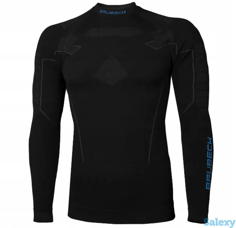 Термокофта brubeck men thermo nilit heat grey, фотография 2