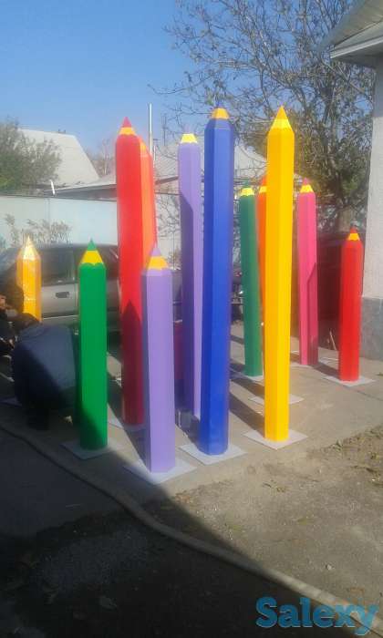 3D фигуры (хардпостеры), декорации, объемные напольные буквы (световые, не световые), фотография 6