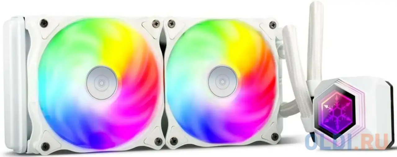 Sst-pf240w-argb-v2 co-co124-pf240w-argb-v2-aio liquid-cooler-12025x2-24028 (819780) {6}, фотография 1