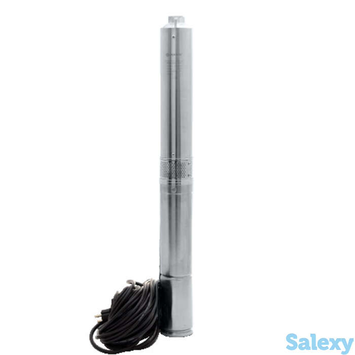 Скважинный насос aquario asp3e-55-90 со встроенным конденсатором, фотография 1