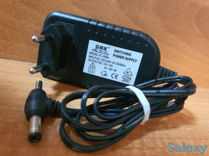 Адаптор, адаптер 12V-2A блок питания, фотография 1