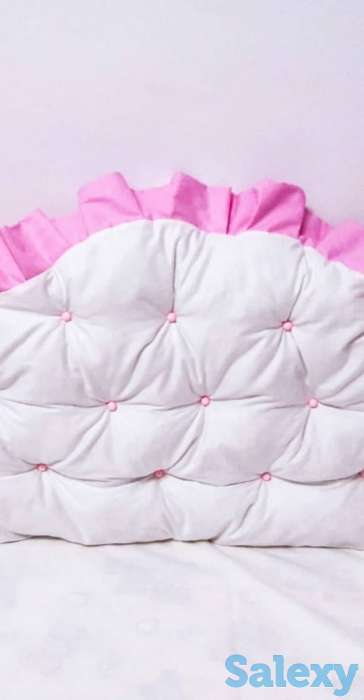 Детские бортики на кроватку, постельное белье, подушки, фотография 2