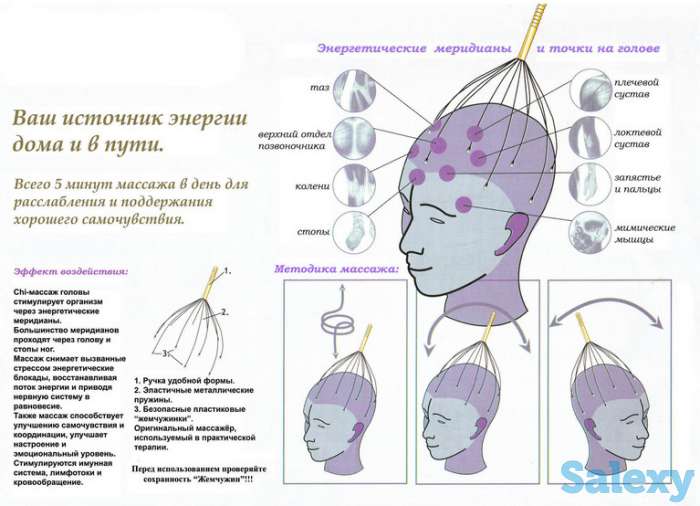 Массажер для головы Мурашка (Murashka Антистресс), фотография 3