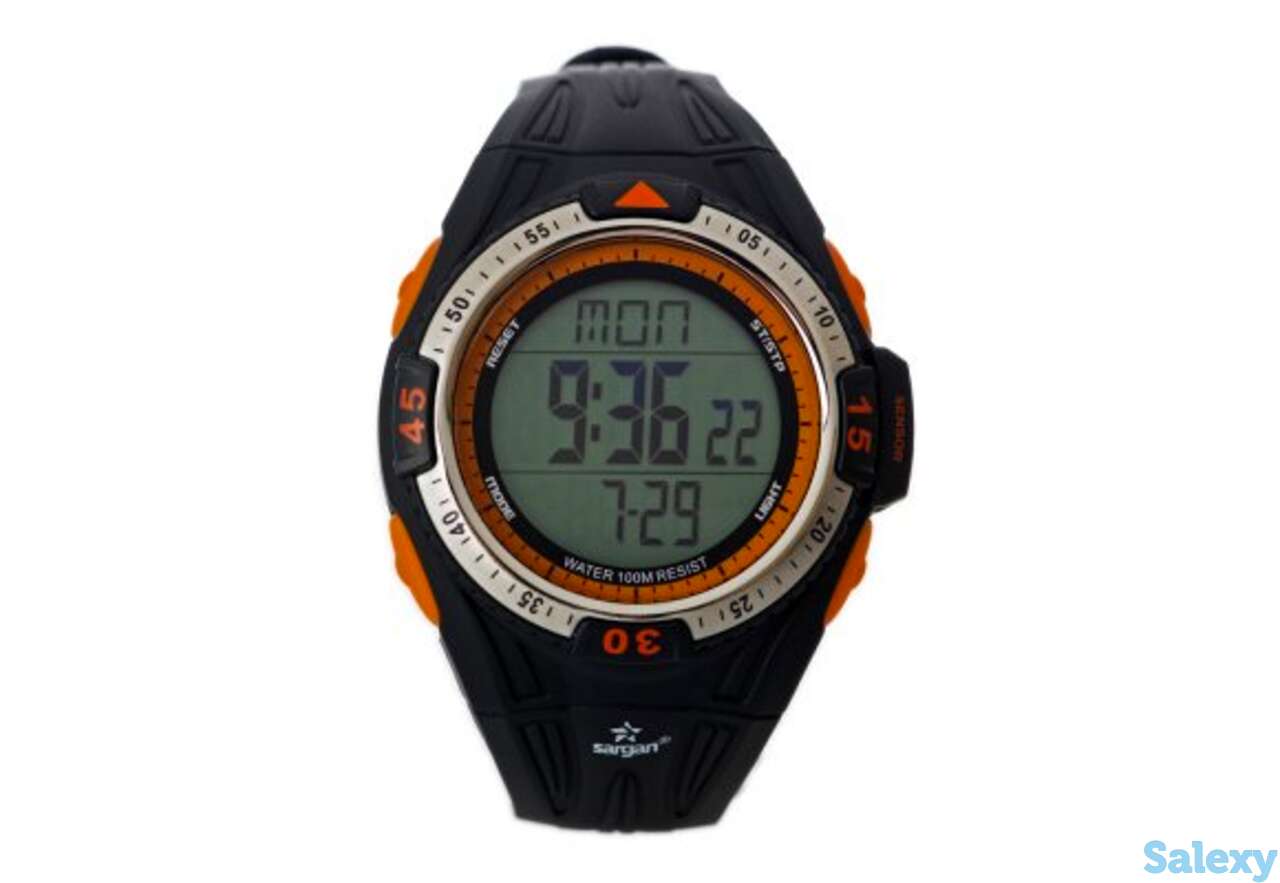 Компьютер для фридайвинга sargan вектор 100м (оранжевые кнопки), фотография 1