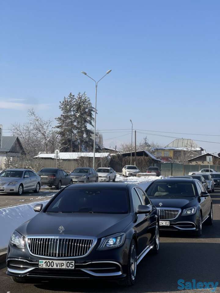 Прокат аренда Мерседес w222 с водителями по часам посуточно по г. Алматы и за его пределами, фотография 5