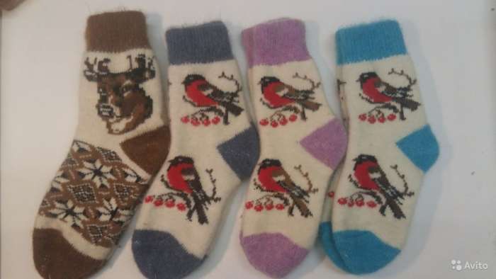 Предлагаем носки шерстяные оптом, фотография 4