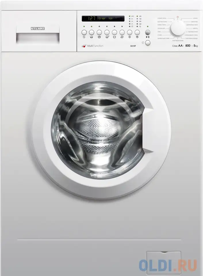 Стиральная машина атлант 50у87-000 белый, фотография 1