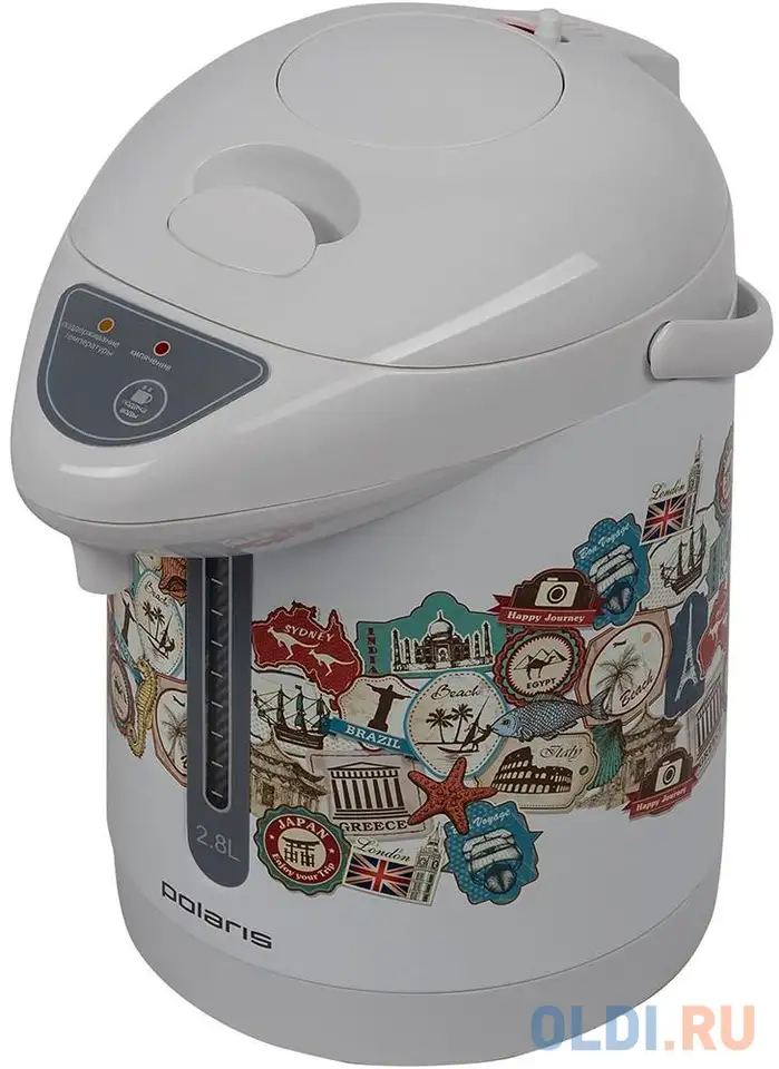 Термопот polaris pwp 2821 700вт белый, фотография 1