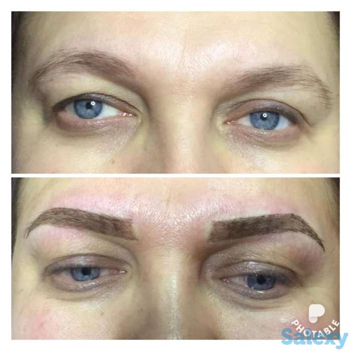 Перманентный макияж бровей. Теневая растушевка, фотография 2
