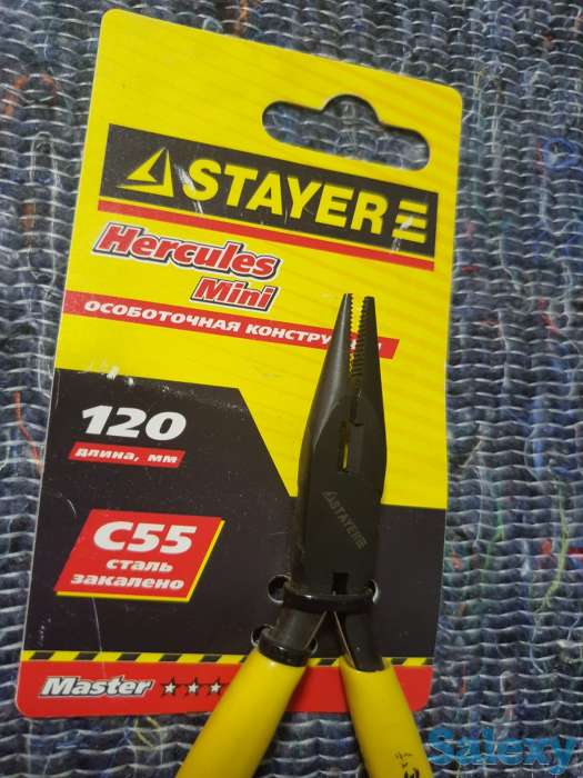 Тонкогубцы stayer master mini, 120 мм, фотография 3