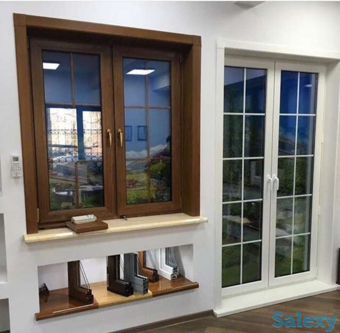 Окна двери витражи перегородки с металлопластика и алюминия профиля., фотография 11