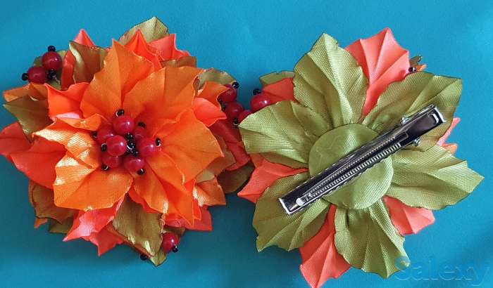 Заколка для волос ручной работы 