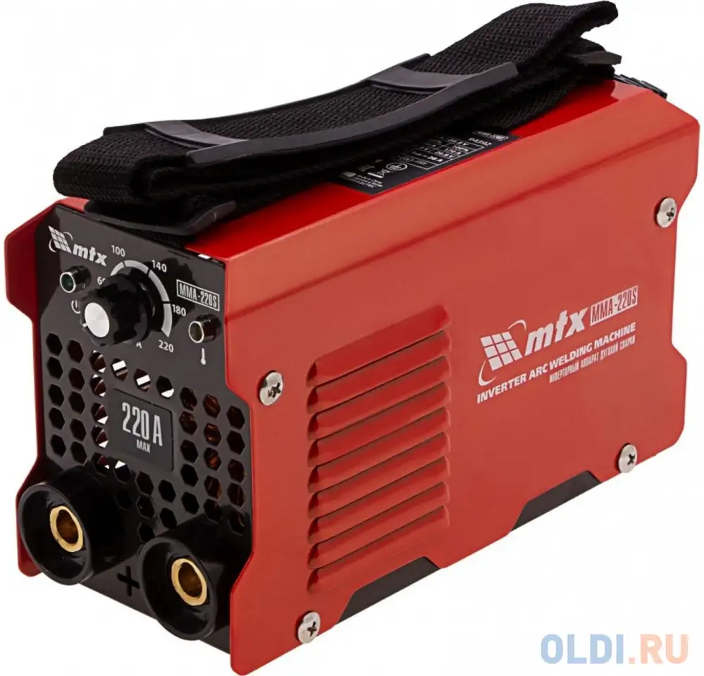 Инверторный аппарат дуговой сварки mma-220s, 220 а, пв60%, диам.эл. 1,6-5,0 мм//, фотография 1