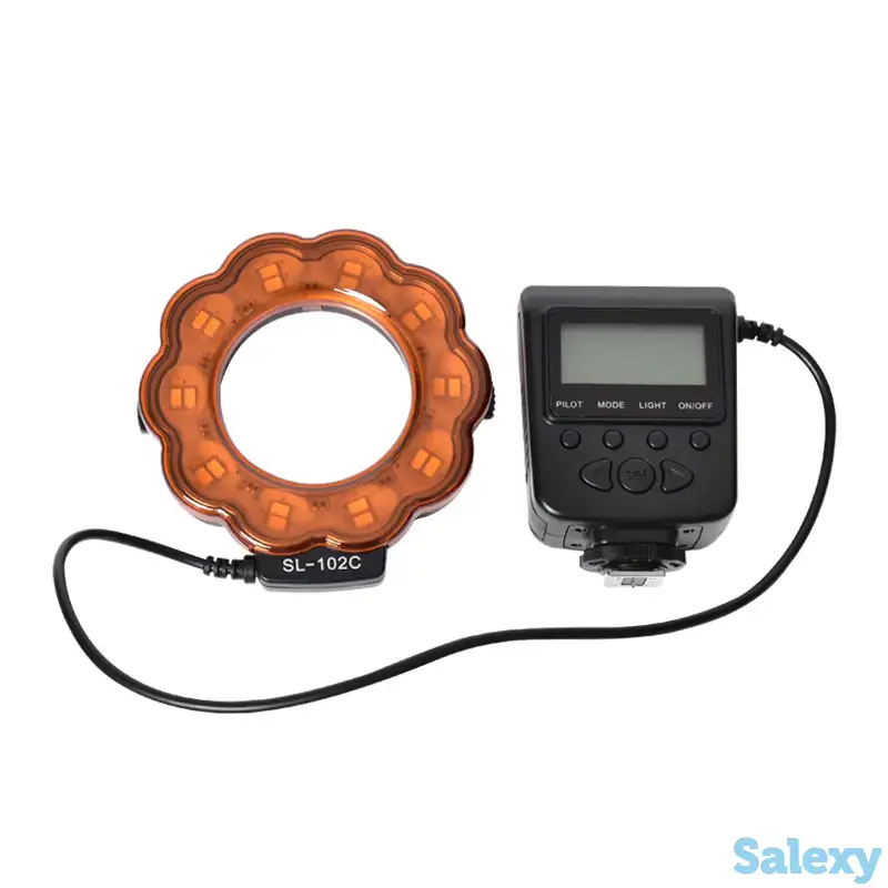 Макро вспышка кольцевая светодиодная, фотография 2