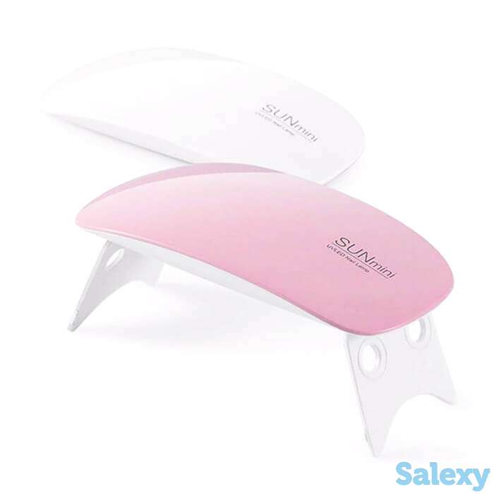 Лампа для маникюра solomeya mini sun uv/led lamp, цвет #2 blue | голубая, фотография 1