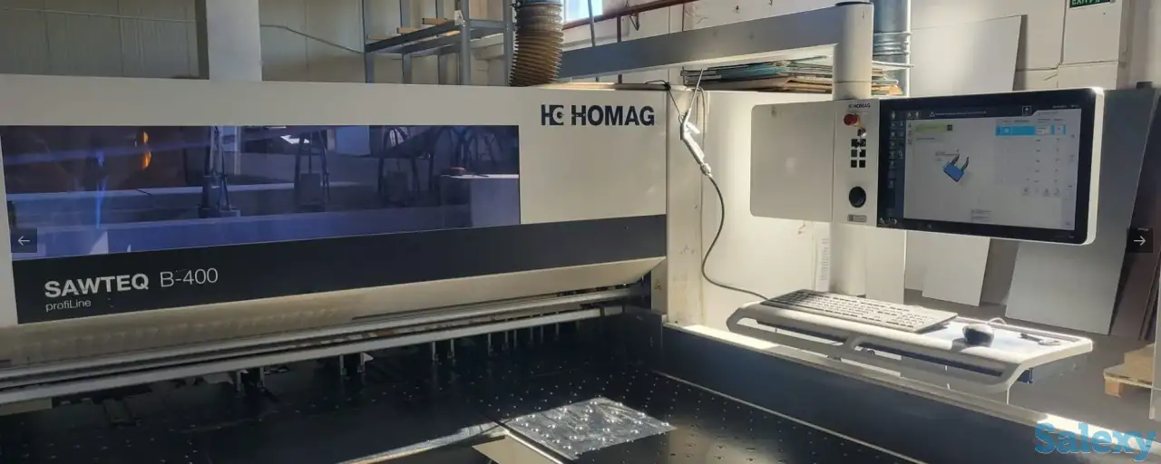 HOMAG SAWTEQ B-400 ProfiLine PROFI HPL 400/43/22 Горизонтальная панельная пила с прижимной балкой, фотография 1