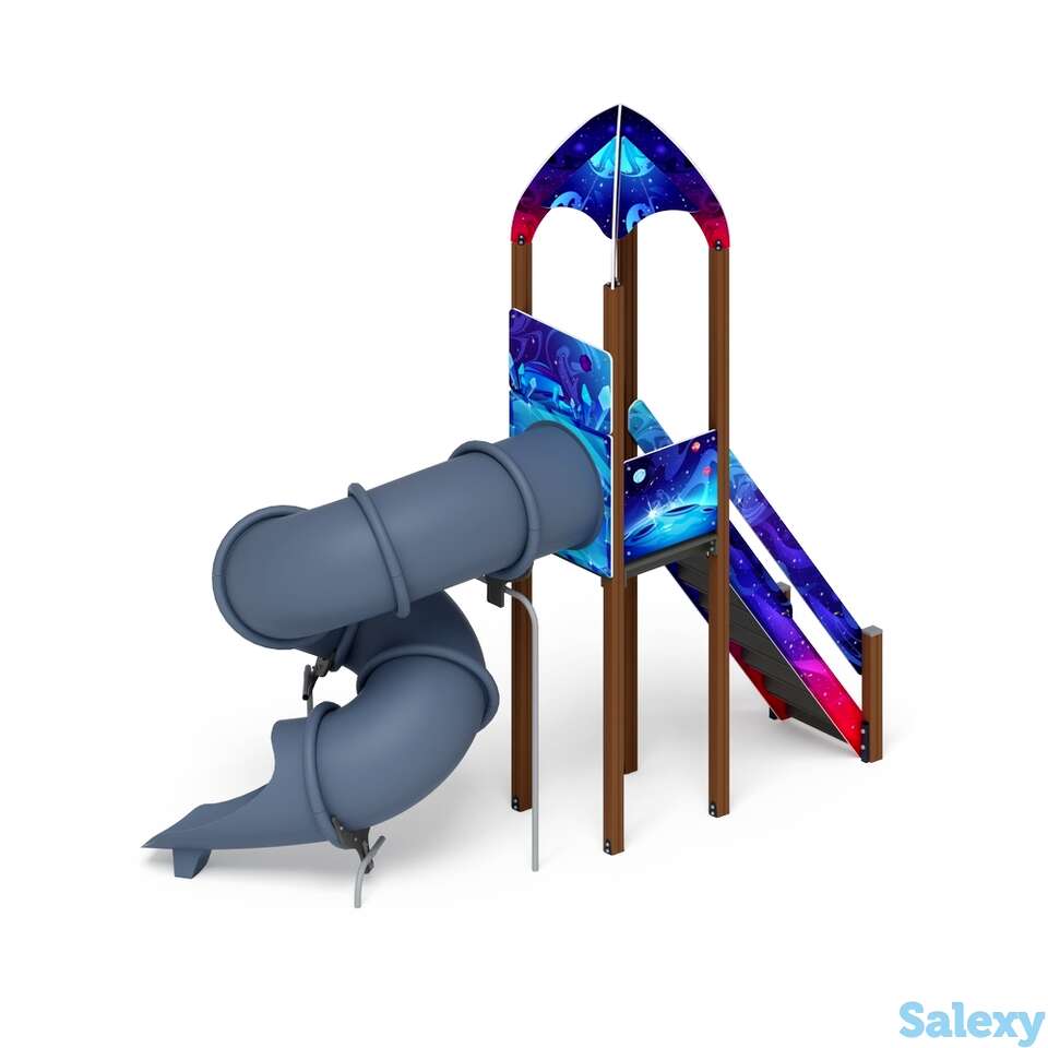 Горка космопорт (космос) тоннельная винтовая н-2000 ио 45.14.01-02, фотография 1