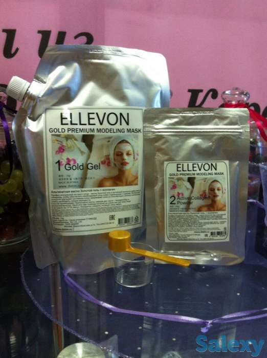 Альгинатные маски Премиум класса из Кореи (Золото, серебро, гранат, уголь, алое), фотография 6