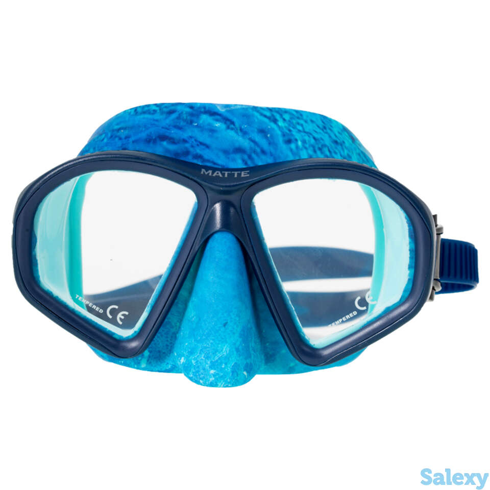 Маска marlin matte, синий камуфляж, фотография 1