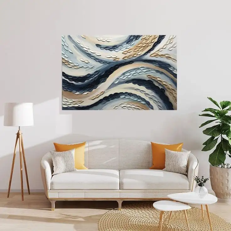 Картина ручной работы. Интерьерная. Декор на стену. Абстракция, фотография 1