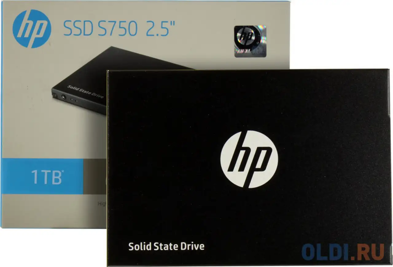 Ssd накопитель hp s750 1 tb sata-iii, фотография 1