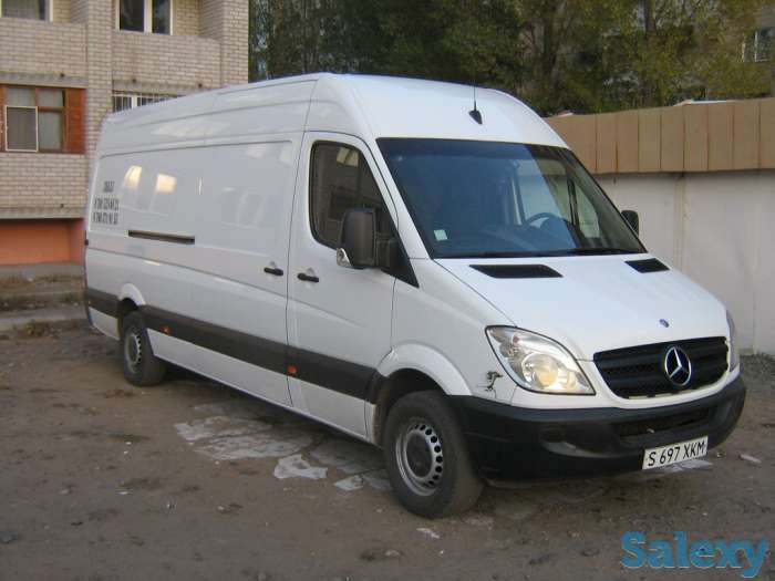 Грузоперевозки производятся на автомашине mercedes, фотография 1