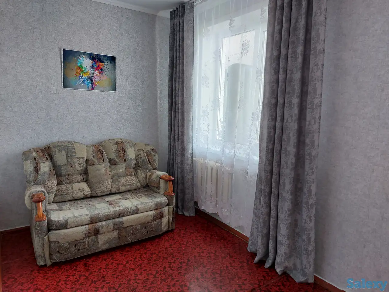 ПОСУТОЧНО 1-комнатная(полуторка) квартира ул. планировки г.ЛИСАКОВСК, фотография 4