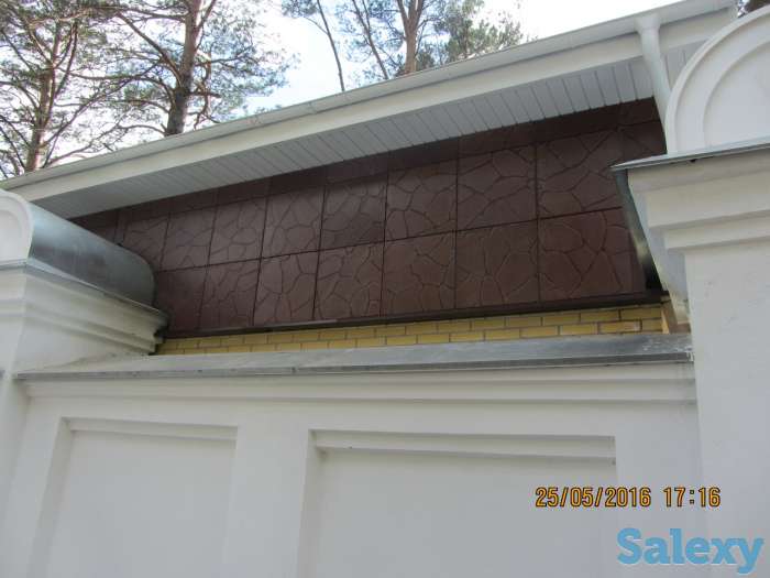 Фасадная плита с текстурой под бутовый камень, фотография 2