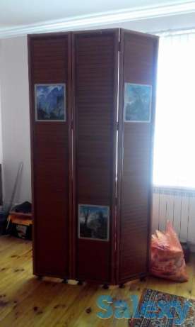 Продам две деревянных ширмы трехсекционные, фотография 1