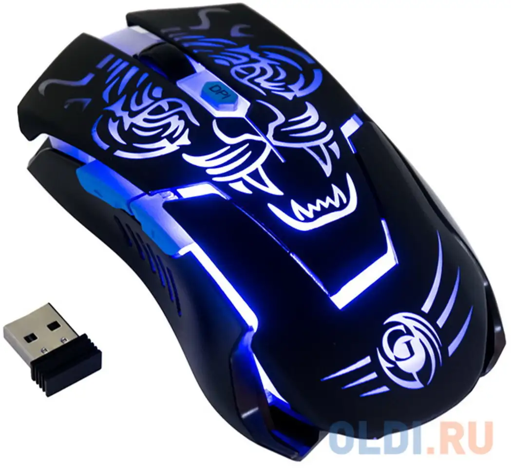 Мышь беспроводная dialog mrgk-12ur чёрный usb, фотография 1